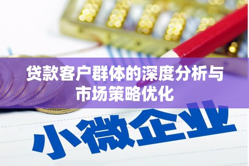 宝清贷款客户群体的深度分析与市场策略优化